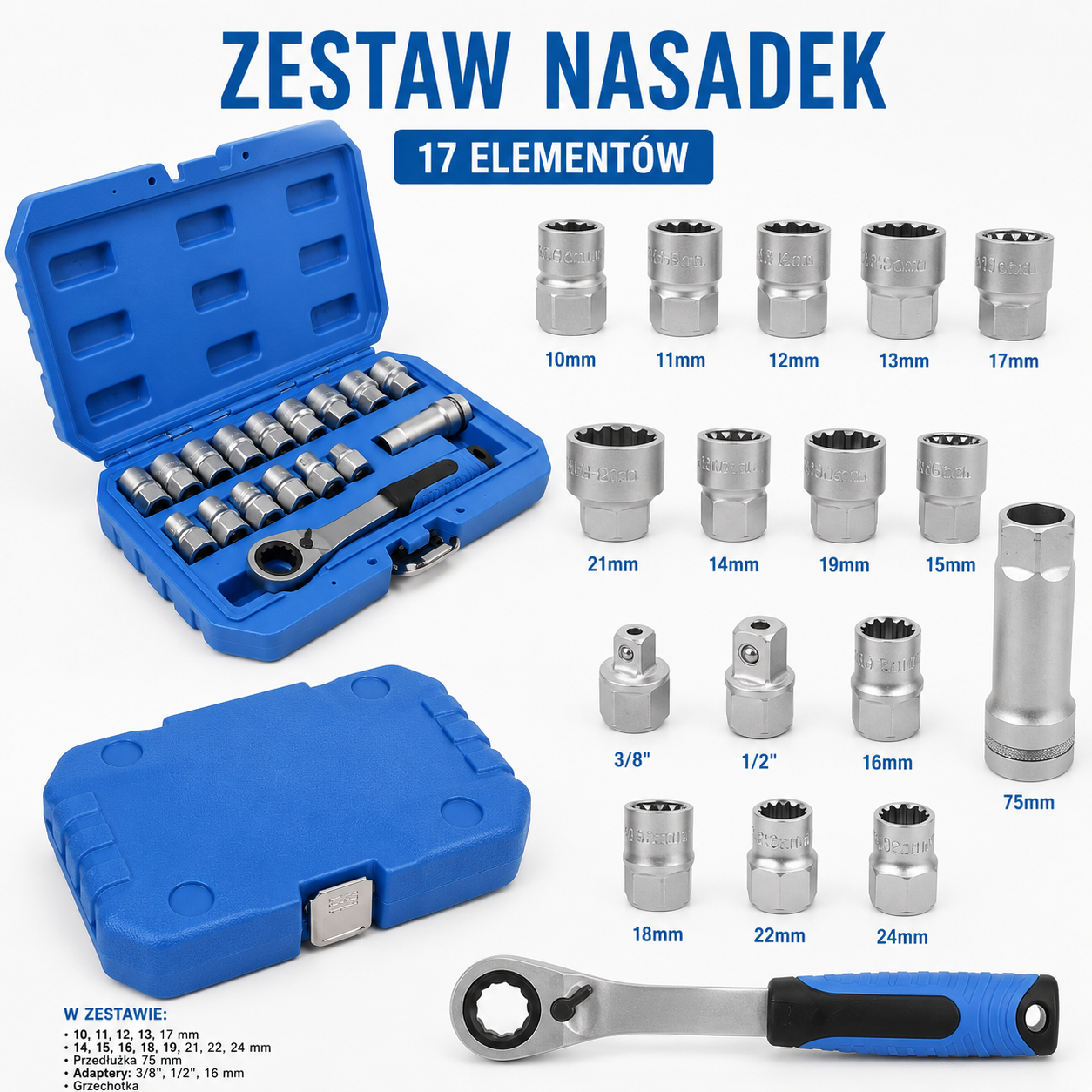 Zestaw Nasadek z Grzechotką StellGrip™